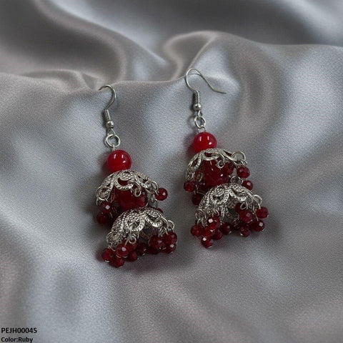 PEJH00045 SDQ Double Jhumki Drop - PEJH