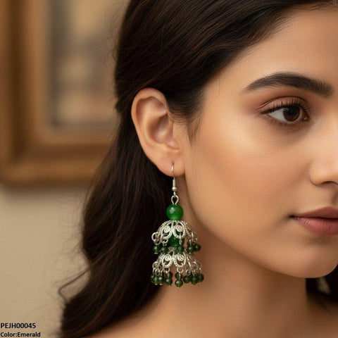 PEJH00045 SDQ Double Jhumki Drop - PEJH