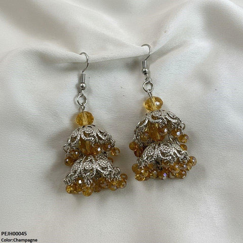 PEJH00045 SDQ Double Jhumki Drop - PEJH