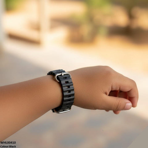 WHL00410 IWA Square Mini Box Dial Rubber Strap Women's Watch - WHL