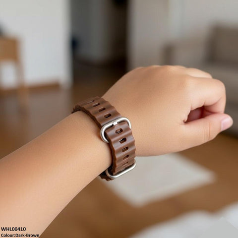 WHL00410 IWA Square Mini Box Dial Rubber Strap Women's Watch - WHL