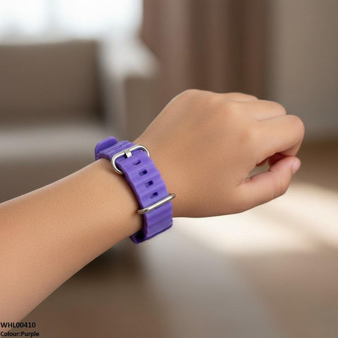 WHL00410 IWA Square Mini Box Dial Rubber Strap Women's Watch - WHL