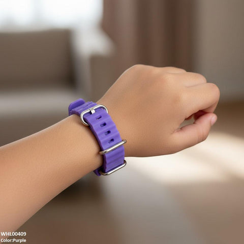 WHL00409 IWA Mini Square Dial Rubber Strap Women's Watch - WHL