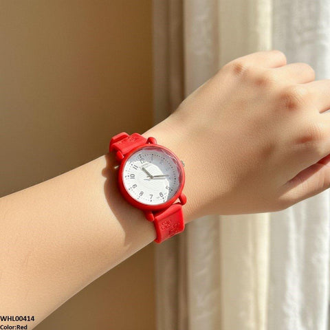 WHL00414 IWA Heart  Rubber Strap Women's Watch - WHL