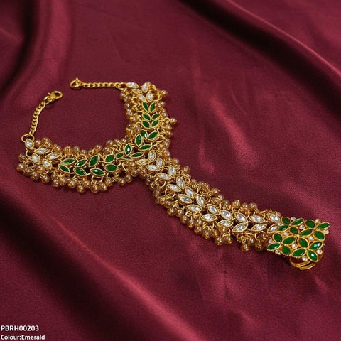 PBRH00203 FRN Flower  Angla Bracelet Adjustable - PBRH