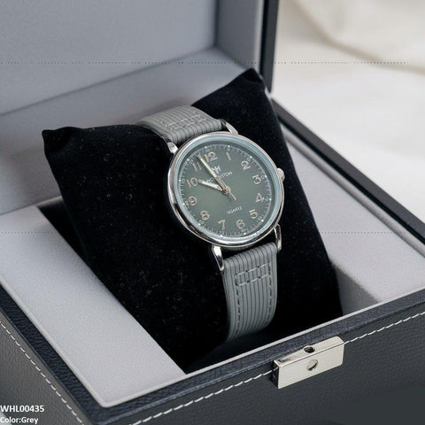 WHL00435 BWS Round Bezel Dial Leather Strap Women's Watch - WHL