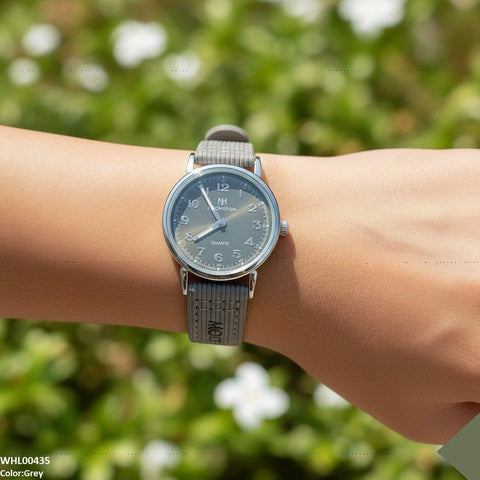 WHL00435 BWS Round Bezel Dial Leather Strap Women's Watch - WHL