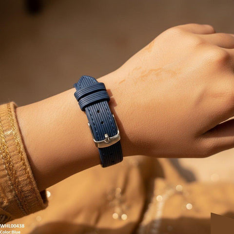 WHL00438 BWS Round Leather Strap Women's Watch - WHL