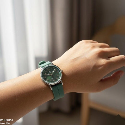 WHL00451  BWS Number's Dial Magnetic Rubber Strap Women's Watch - WHL