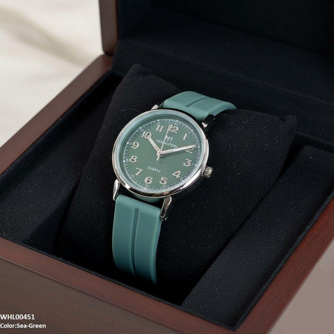 WHL00451  BWS Number's Dial Magnetic Rubber Strap Women's Watch - WHL