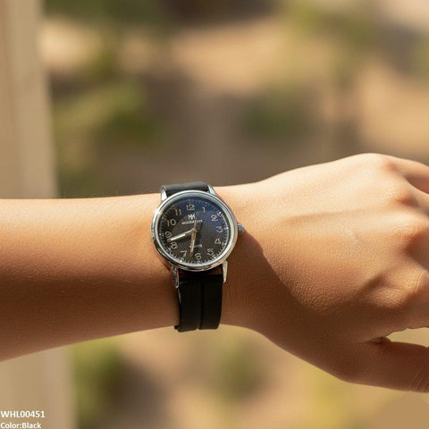 WHL00451  BWS Number's Dial Magnetic Rubber Strap Women's Watch - WHL