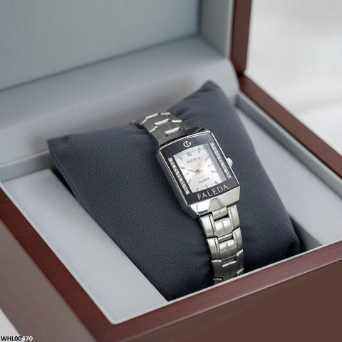 WHL00470 IWA Rectangle Stone Dial Women's Watch - WHL