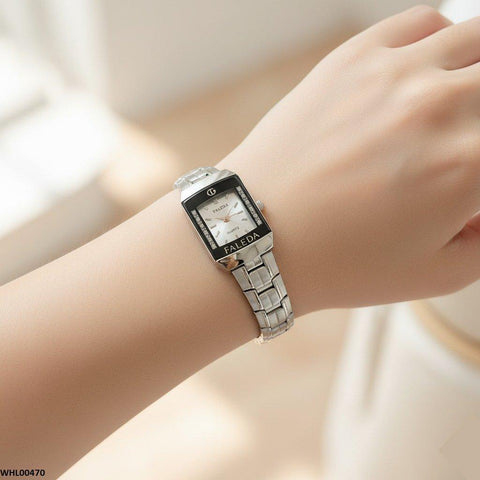 WHL00470 IWA Rectangle Stone Dial Women's Watch - WHL