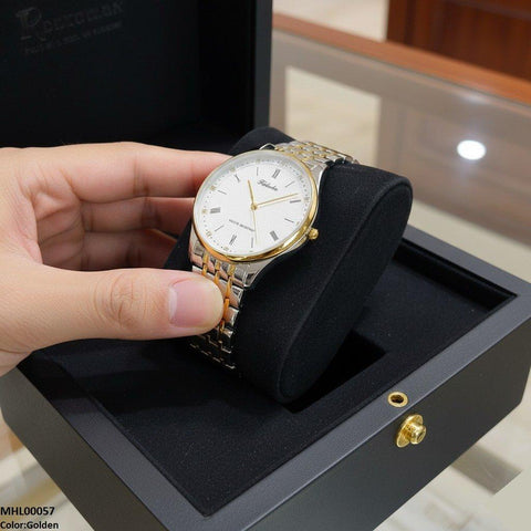 MHL00057 IWA Round Stone Dial Men's Watch - MHL