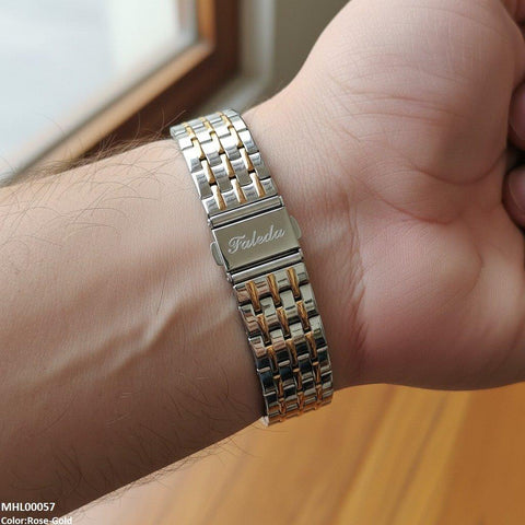 MHL00057 IWA Round Stone Dial Men's Watch - MHL