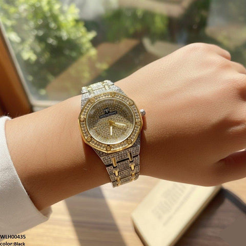 WHL00453 BWS Stone Dial Two Tone Women's Watch - WHL