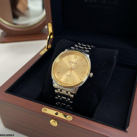 MHL00063 IWA Round Champagne Dial Men's Watch - MHL