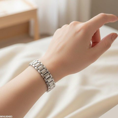 WHL00483 ZWA Round Marquise Stone Bezel Women's Watch - WHL