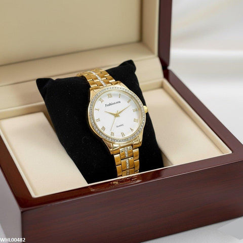 WHL00482 ZWA Round Bezel Women's Watch - WHL