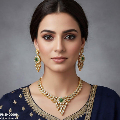 PNSH00003 FRN Marquise Necklace Set - PNSH