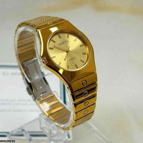 WHL00539 HWR Round Gold Women's Watch - WHL