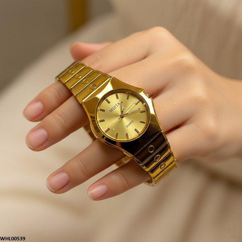 WHL00539 HWR Round Gold Women's Watch - WHL