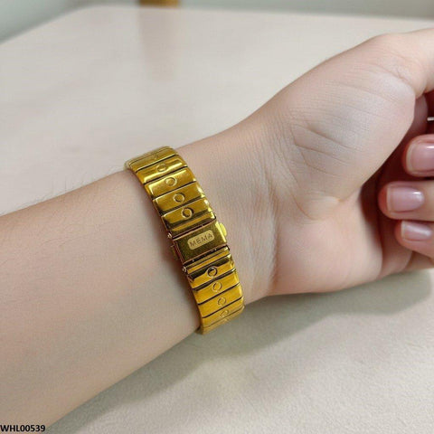 WHL00539 HWR Round Gold Women's Watch - WHL