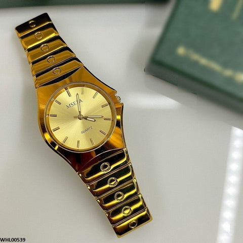 WHL00539 HWR Round Gold Women's Watch - WHL