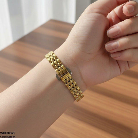 WHL00563 HWR Round Stone Dial Women's Watch - WHL