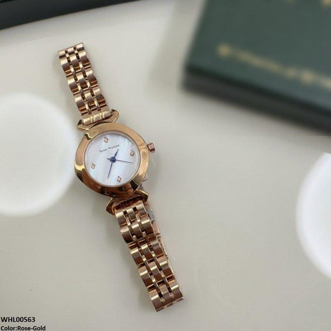 WHL00563 HWR Round Stone Dial Women's Watch - WHL