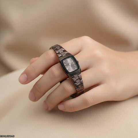 WHL00560 HWR Rectangle Dial Women's Watch - WHL