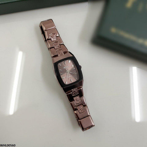 WHL00560 HWR Rectangle Dial Women's Watch - WHL