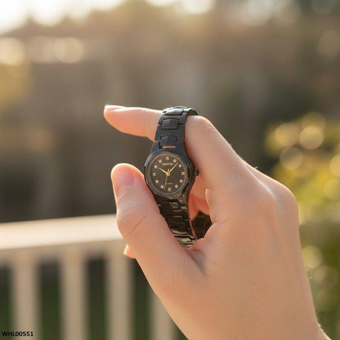 WHL00551 HWR Round Stone Dial Women's Watch - WHL