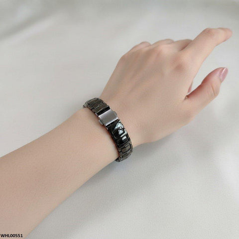 WHL00551 HWR Round Stone Dial Women's Watch - WHL