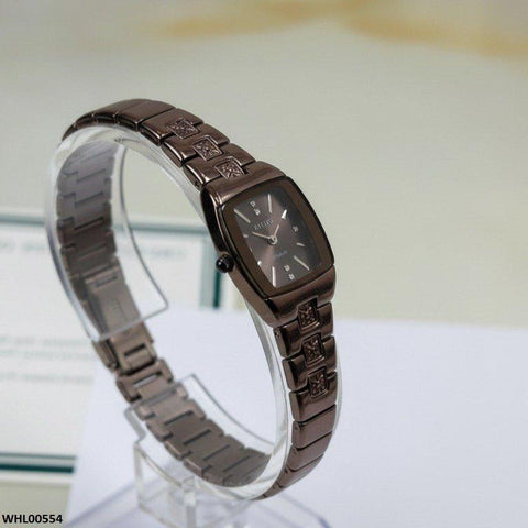 WHL00554 HWR Square Bezel Women's Watch - WHL