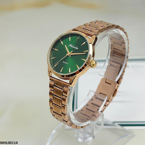 MHL00114 HWR Round Green Dial Men's Watch - MHL