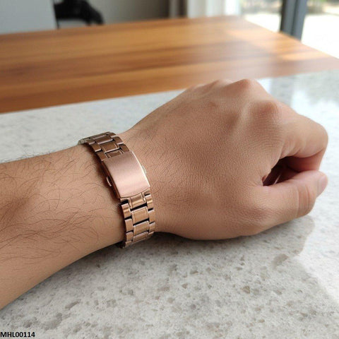 MHL00114 HWR Round Green Dial Men's Watch - MHL