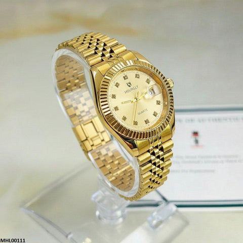 MHL00111 HWR Round Champagne Dial Men's Watch - MHL
