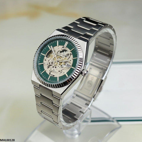 MHL00128 HWR Round Vault Dial Men's Watch - MHL