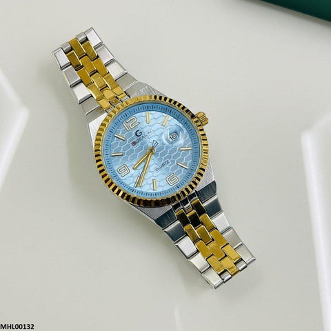 MHL00132 HWR Round Honeycomb Dial Men's Watch - MHL