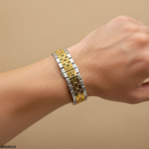 MHL00132 HWR Round Honeycomb Dial Men's Watch - MHL