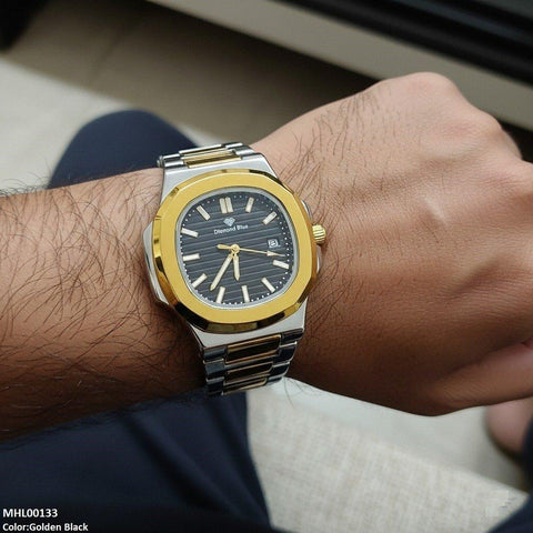 MHL00133 HWR Hexagon Bezel Men's Watch - MHL