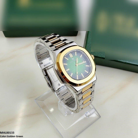 MHL00133 HWR Hexagon Bezel Men's Watch - MHL