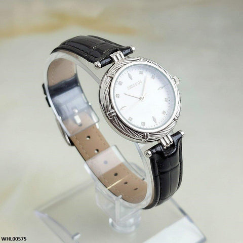 WHL00575 HWR Round Stone Dial  Women's Watch - WHL
