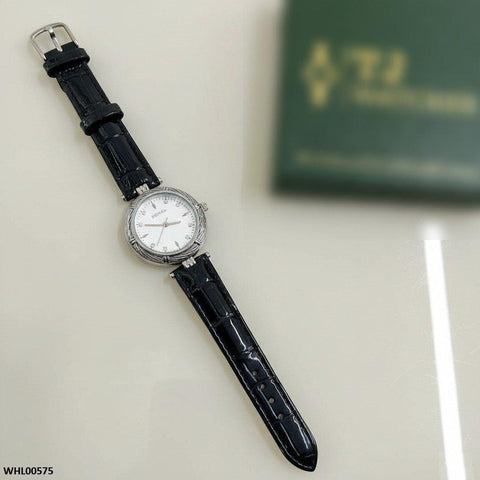 WHL00575 HWR Round Stone Dial  Women's Watch - WHL