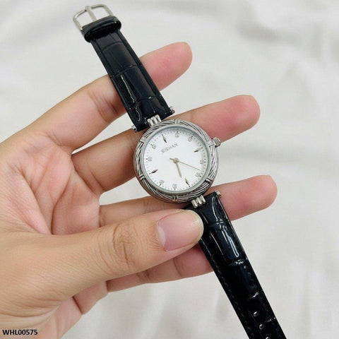 WHL00575 HWR Round Stone Dial  Women's Watch - WHL