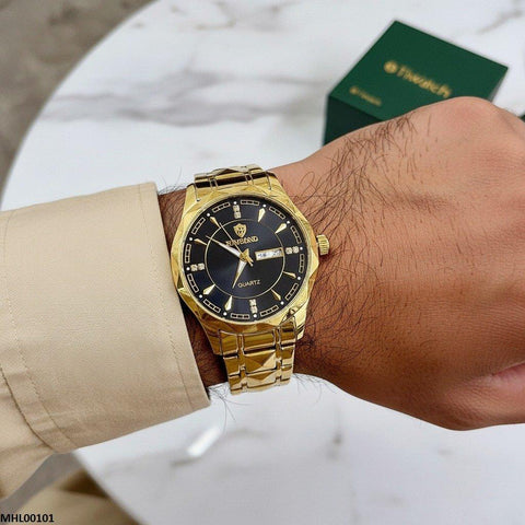 MHL00101 HWR Fashionable Round Men's Watch - MHL