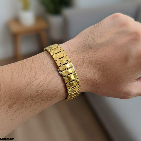 MHL00101 HWR Fashionable Round Men's Watch - MHL