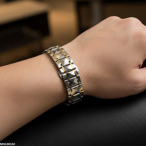 MHL00102 HWR Round Blue Dial Men's Watch - MHL