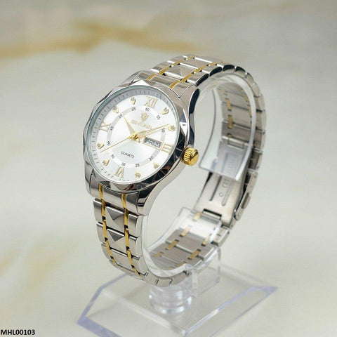 MHL00103 HWR Fashionable Round Dial Men's Watch - MHL
